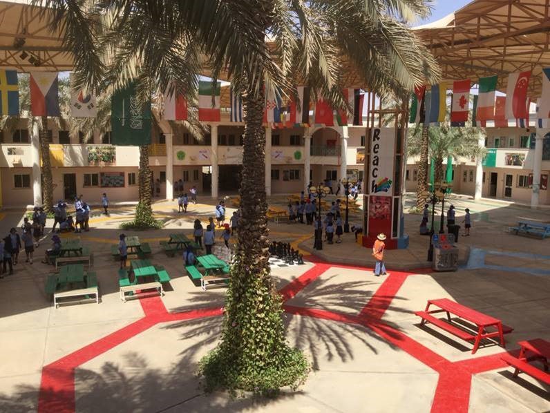 Courtyard at the British International School of Riyadh