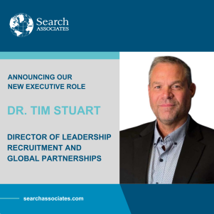 Announcing Dr. Tim Stuart as Director of Leadership Recruitment and Global Partnerships