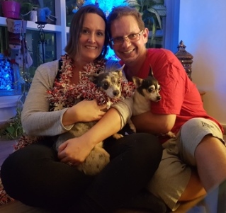 Teaching Couple with Chihuahuas Bound for China