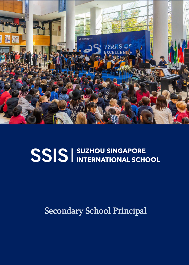 Secondary School Principal At Suzhou Singapore International School In