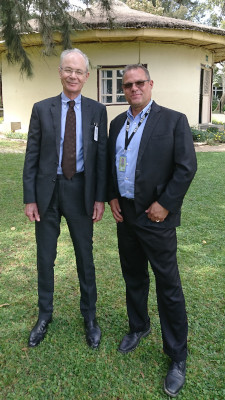 David with ICS HOS Dr. Timothy Stuart